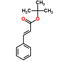 肉桂酸叔丁酯结构式