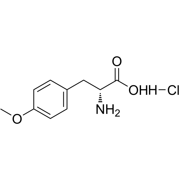 O-甲基-D-酪氨酸盐酸盐结构式