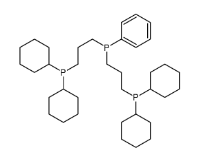 dicyclohexyl-[3-[3-dicyclohexylphosphanylpropyl(phenyl)phosphanyl]propyl]phosphane Structure