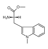 N-methyl-L-tryptophan methyl ester Structure