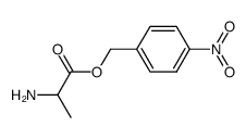 DL-Alanin-(4-nitro-benzylester)结构式