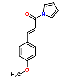 (2E)-3-(4-甲氧基苯基)-1-(1H-吡咯-1-基)-2-丙烯-1-酮结构式