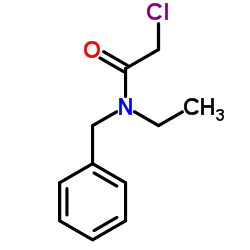 N-苯甲基-2-氯-N-乙基乙酰胺结构式