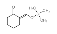 (2Z)-2-(trimethylsilyloxymethylidene)cyclohexan-1-one Structure