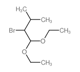 Butane,2-bromo-1,1-diethoxy-3-methyl- Structure
