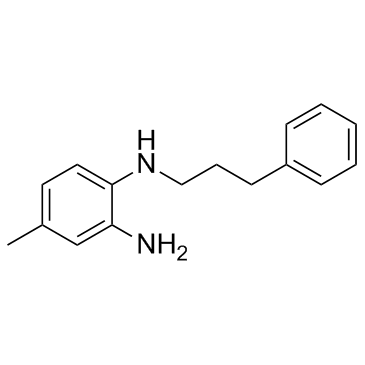 4-甲基-N1-(3-苯基丙基)-1,2-苯二胺结构式