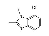 (9ci)-7-氯-1,2-二甲基-1H-苯并咪唑结构式