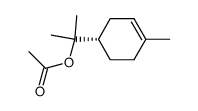 (1R)-alpha-terpinyl acetate structure
