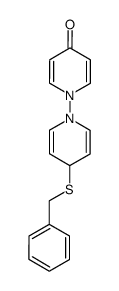 4'-(benzylthio)-4H,4'H-[1,1'-bipyridin]-4-one结构式