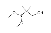2-(N,N-dimethoxyamino)-2-methyl-1-propanol结构式