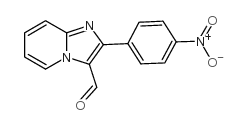 2-(4-硝基苯基)-咪唑并[1,2-a]吡啶-3-甲醛结构式