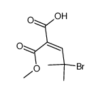 methyl hydrogen (Z)-2-bromo-2-methylpropylidenemalonate结构式