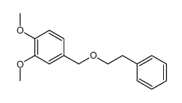 1,2-dimethoxy-4-(phenethoxymethyl)benzene结构式