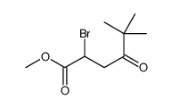 methyl 2-bromo-5,5-dimethyl-4-oxohexanoate Structure