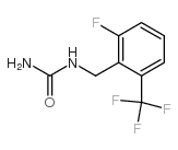 1-[2-氟-6-(三氟甲基)苄基]脲结构式