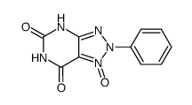 2-phenyl-1,2,3-triazolo[4,5-d]pyrimidin-5,7-(4H,6H)-dione 1-oxide结构式