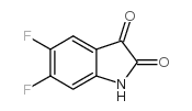 5,6-Difluoroisatin Structure