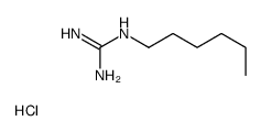 hexylguanidine monohydrochloride Structure