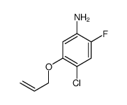 4-chloro-2-fluoro-5-prop-2-enoxyaniline Structure