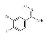 3-溴-4-氟苄胺肟结构式