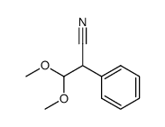 α-cyano-α-phenyl-acetaldehyde dimethyl acetal Structure