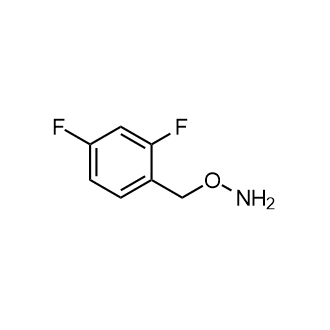O-[(2,4-二氟苯基)甲基]羟胺结构式