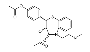 4’-O-Desmethyl 4’-O-Acetyl Diltiazem Structure