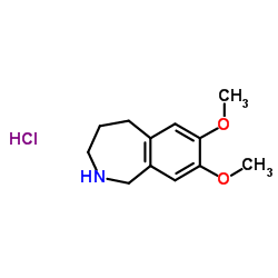 7,8-Dimethoxy-2,3,4,5-tetrahydro-1H-benzo[c]azepine hydrochloride Structure