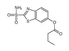 (2-sulfamoyl-1,3-benzothiazol-6-yl) butanoate Structure