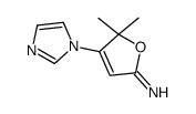 4-imidazol-1-yl-5,5-dimethylfuran-2-imine Structure