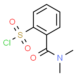2-(二甲基氨基羰基)苯-1-磺酰氯化结构式