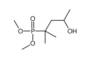 4-dimethoxyphosphoryl-4-methylpentan-2-ol Structure