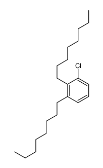 1-chloro-2,3-dioctylbenzene Structure