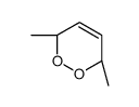(3S,6S)-3,6-dimethyl-3,6-dihydro-1,2-dioxine结构式