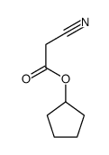 cyclopentyl 2-cyanoacetate Structure