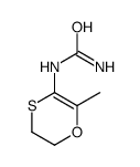 (6-methyl-2,3-dihydro-1,4-oxathiin-5-yl)urea Structure