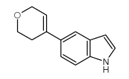 5-(3,6-Dihydro-2H-pyran-4-yl)-1H-indole Structure