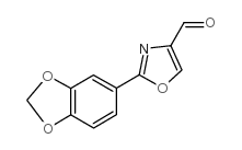 2-苯并[1,3]二氧代-5-噁唑-4-甲醛结构式