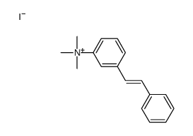 trimethyl-[3-(2-phenylethenyl)phenyl]azanium,iodide Structure