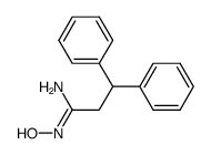 N-hydroxy-3,3-diphenylpropionamidine Structure
