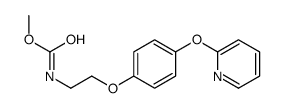 methyl N-[2-(4-pyridin-2-yloxyphenoxy)ethyl]carbamate Structure