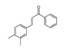 3-(3,4-dimethylphenyl)-1-phenylprop-2-en-1-one结构式
