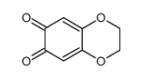 2,3-dihydrobenzo[1,4]dioxin-6,7-dione结构式