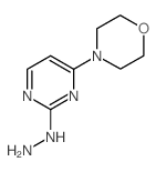 4-(2-肼基嘧啶-4-基)吗啉结构式