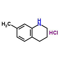 7-甲基-1,2,3,4-四氢-喹啉盐酸盐结构式
