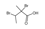 2,3-dibromo-2-methyl-butyric acid结构式