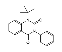 2,4(1H,3H)-Quinazolinedione, 1-(1,1-dimethylethyl)-3-phenyl Structure