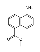 5-Amino-1-naphthalenecarboxylic acid methyl ester Structure