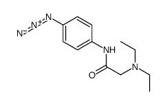 N-(4-azidophenyl)-2-(diethylamino)acetamide结构式