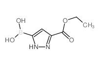 (5-ethoxycarbonyl-2H-pyrazol-3-yl)boronic acid Structure